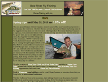 Tablet Screenshot of bowriverfishing.com